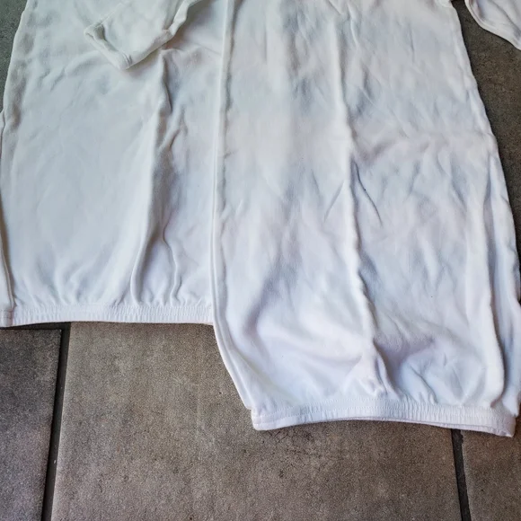 Carters 2 Cotton Sleepers Sleep Sack White Vintage Baby Gender Neutral 0-3M VTG - Picture 2 of 9